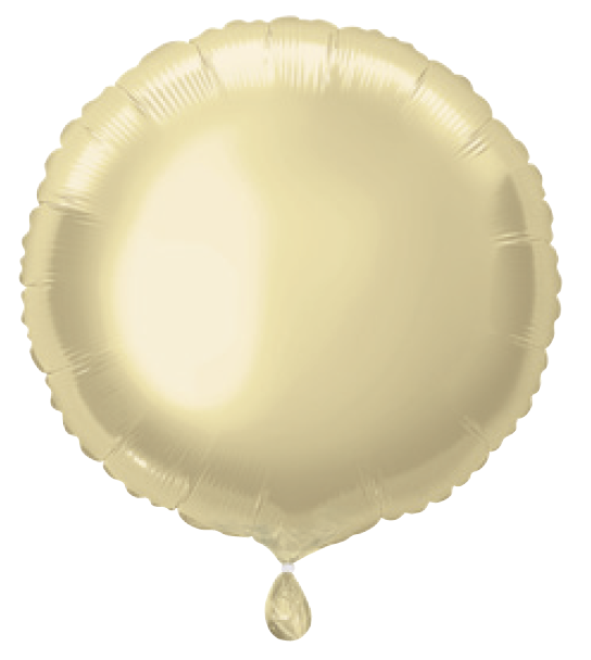 GLOBO MYLAR REDONDO ORO 45CM U