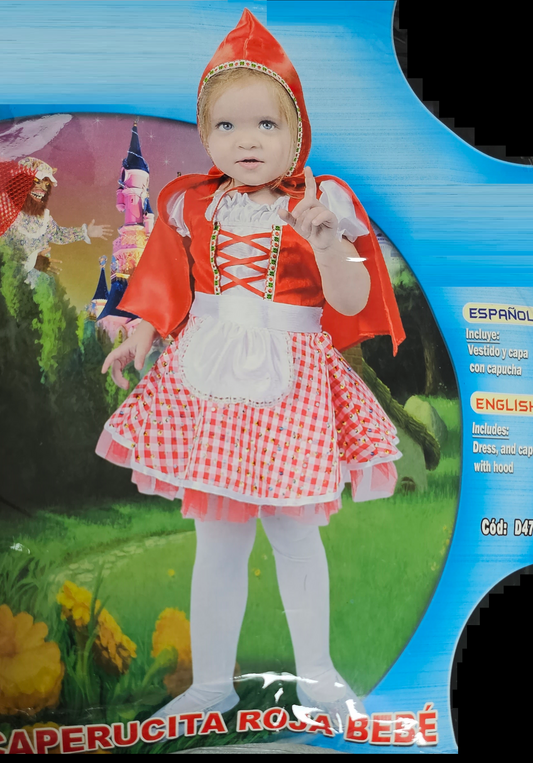 DISFRAZ CAPERUCITA BEBE T12-18