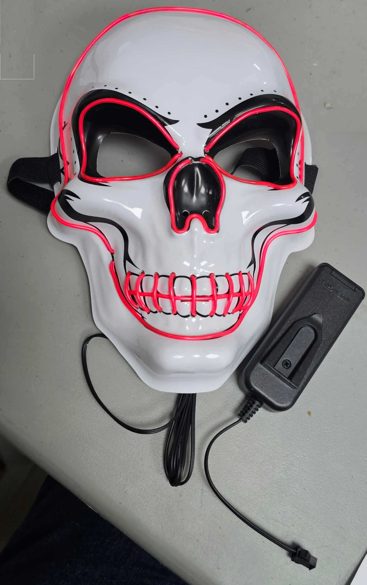 MASCARA ESQUELETO CON LUZ