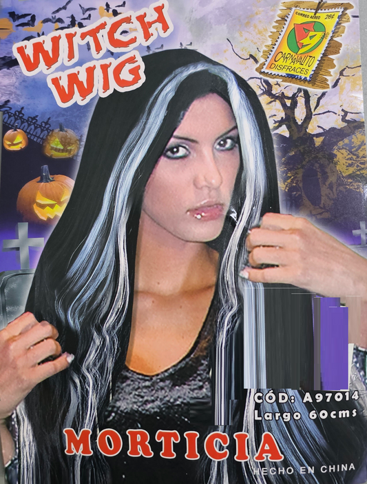 PELUCA MORTICIA 60CMS DE LARGO