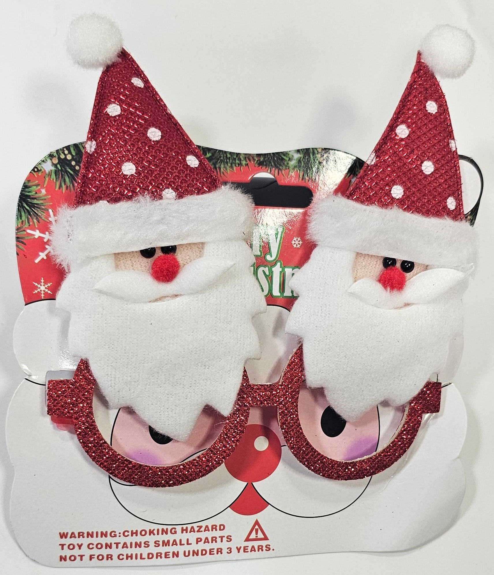 LENTES NAVIDAD ROJO SANTA