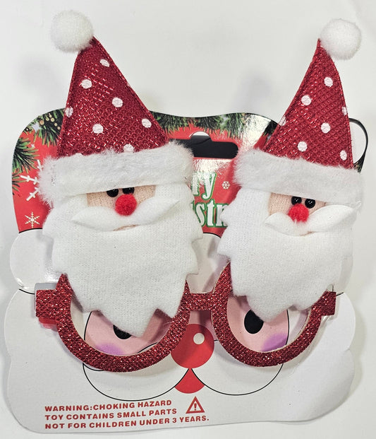 LENTES NAVIDAD ROJO SANTA