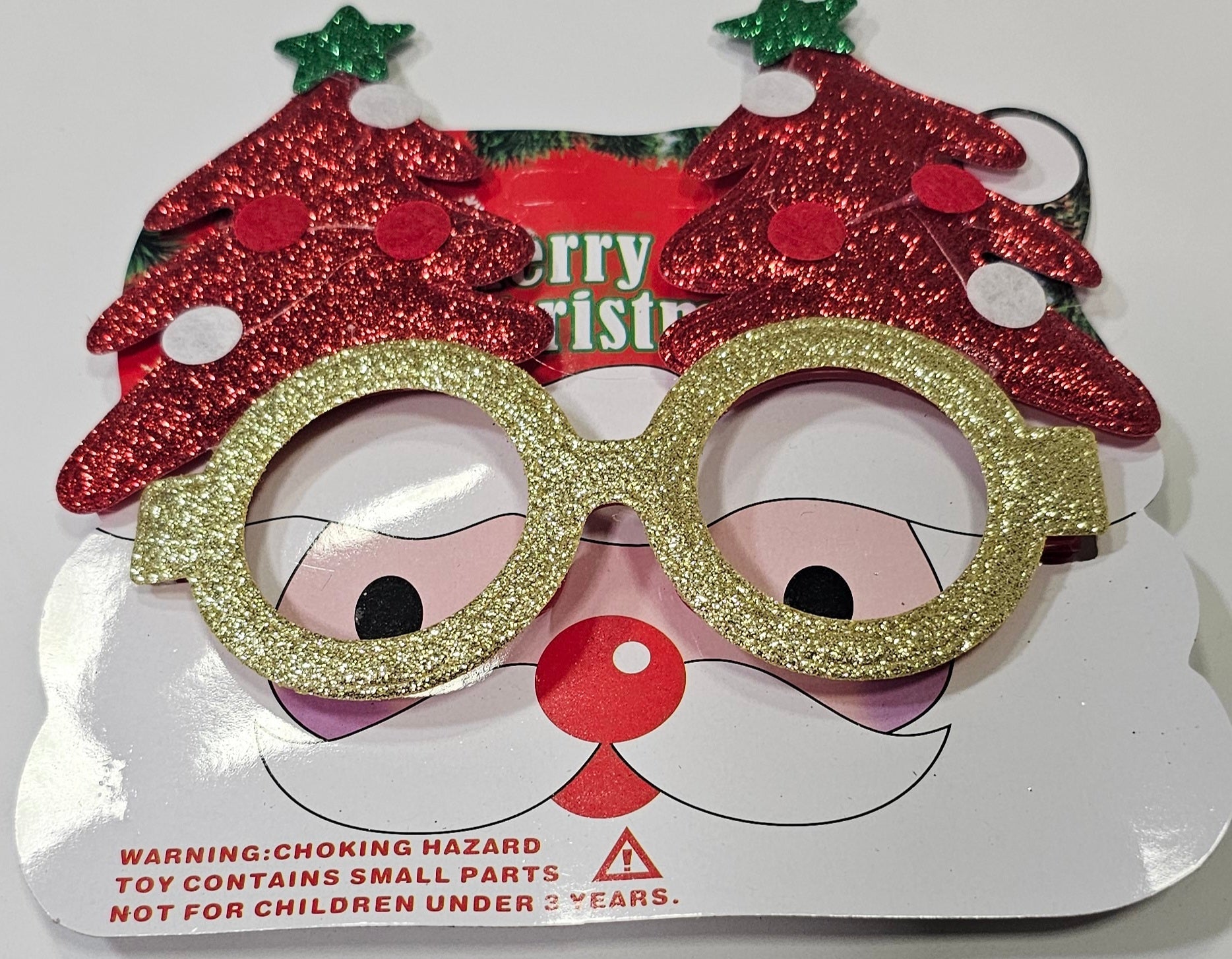 LENTES NAVIDAD DORADO ARBOLITO