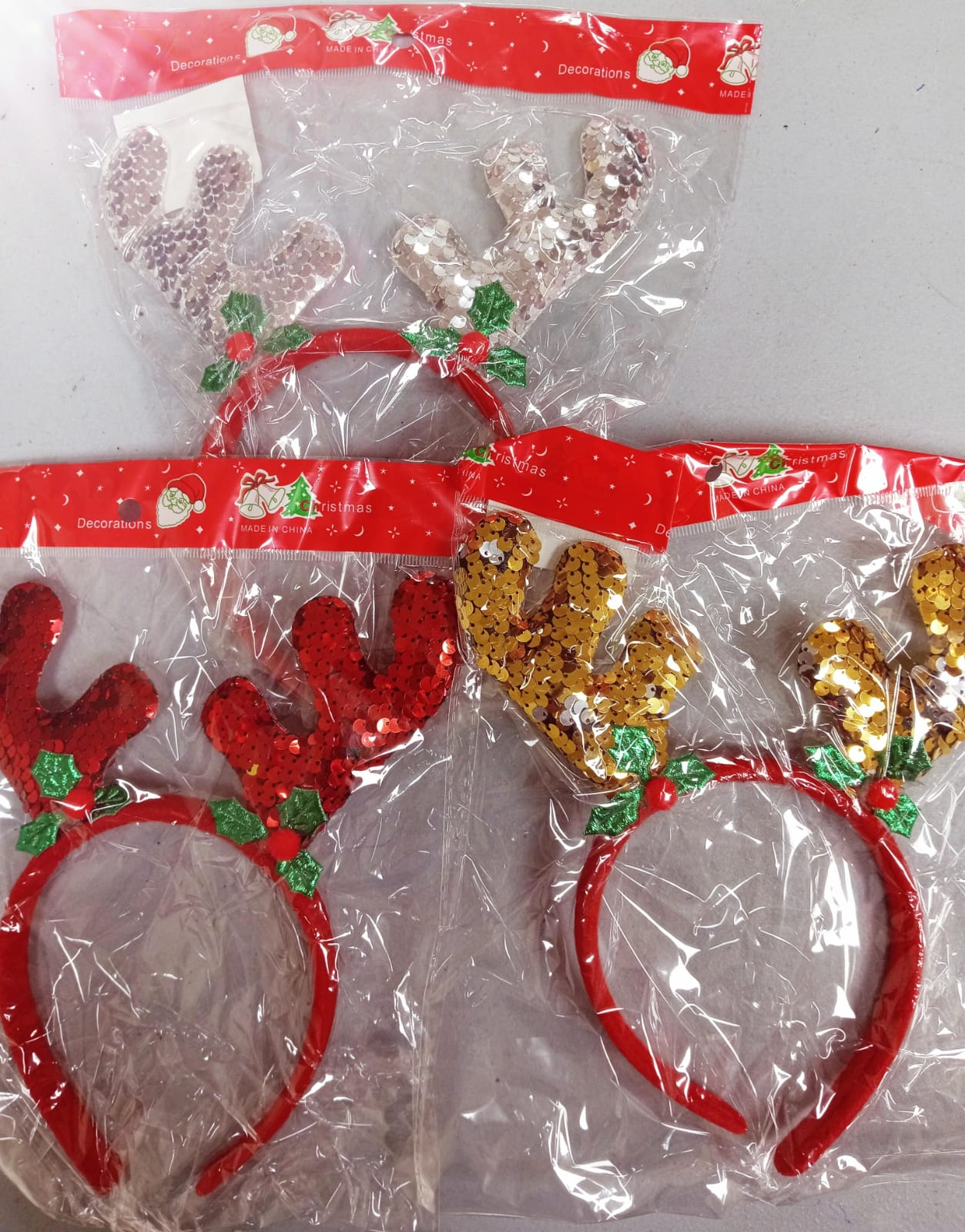 DIADEMA NAVIDAD RENOS