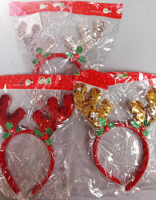 DIADEMA NAVIDAD RENOS