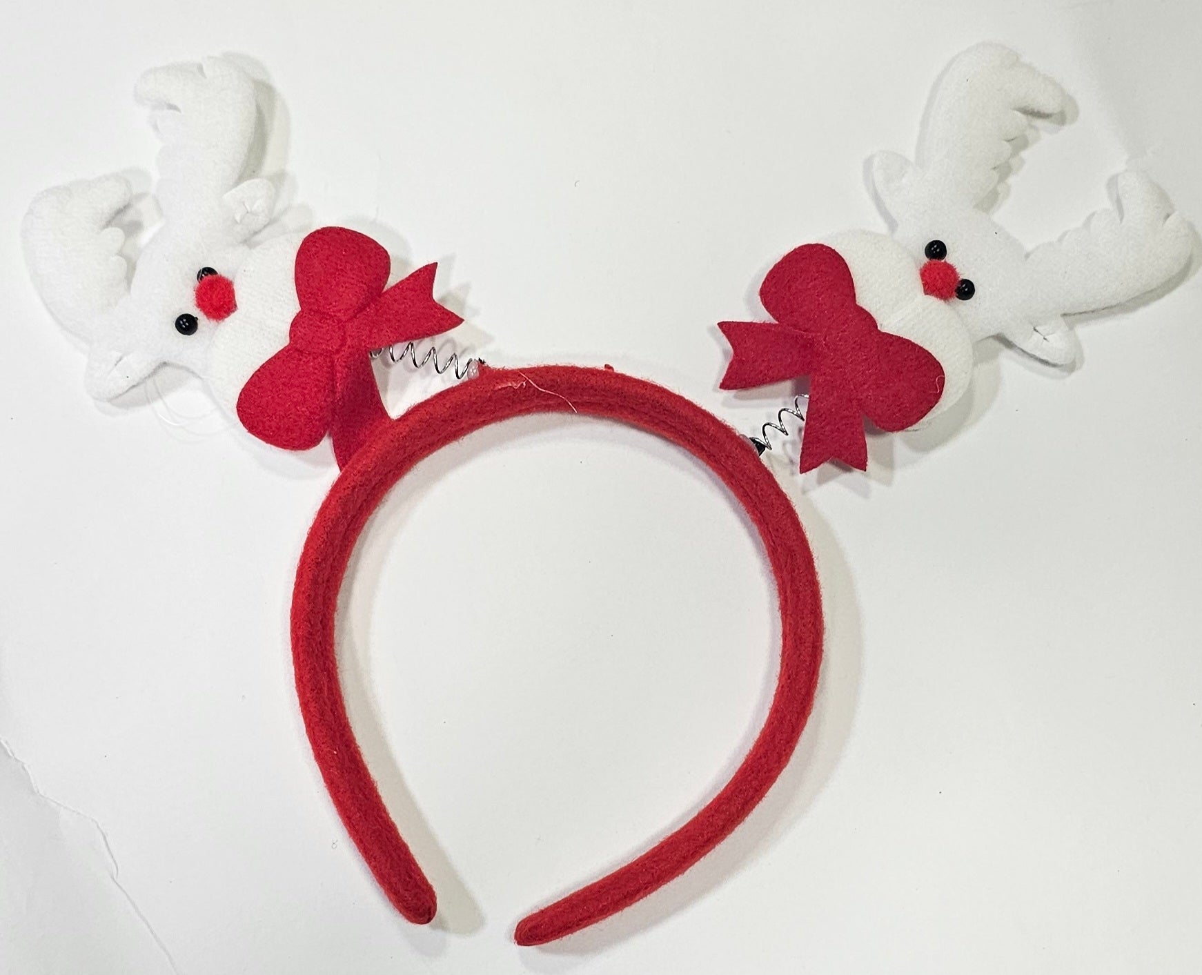 DIADEMA NAVIDAD RENO BLANCO