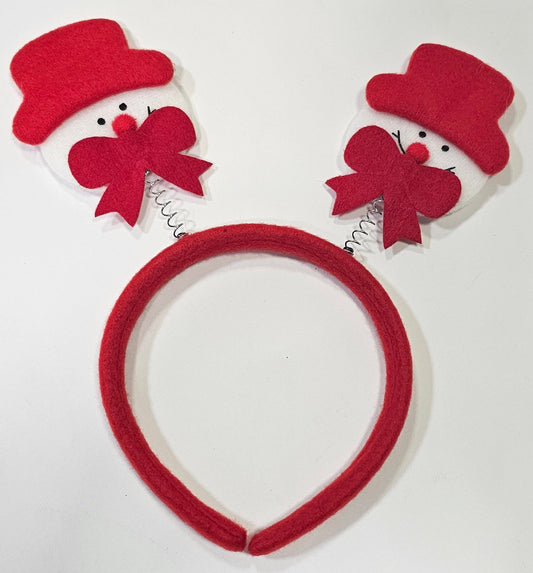 DIADEMA MUNECO DE NIEVE