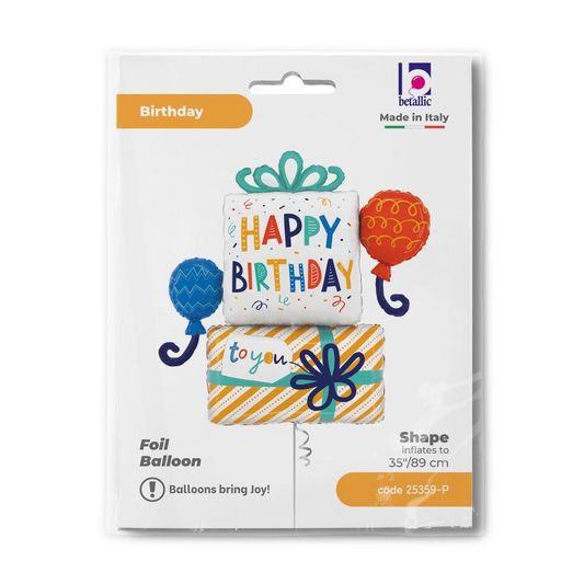 GLOBO BDAY GIFT BLLNS 35PG