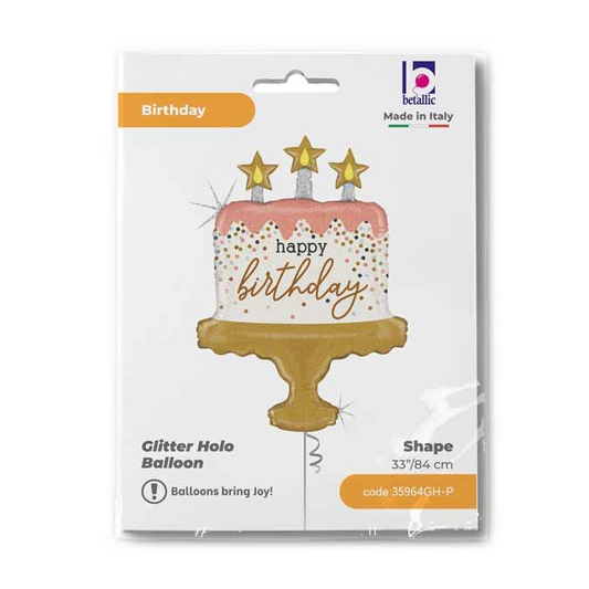 GLOBO BDAY CAKE CONFETTI 33PG