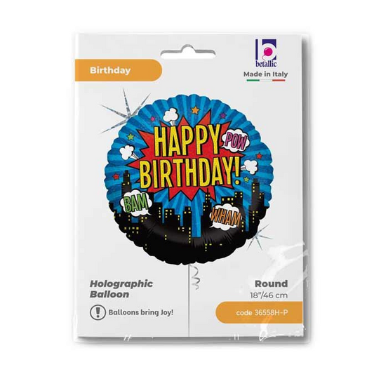 GLOBO SUPER HERO BDAY 18PG