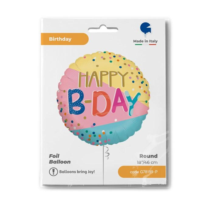 GLOBO R18 FUNKY DOTS B-DAY