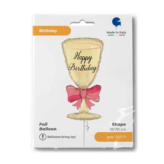 GLOBO HB GLASS W RIBBON 36PG