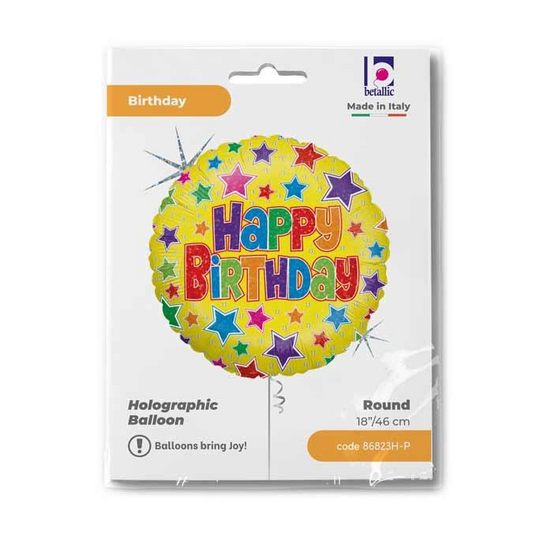 GLOBO BOLD STARS BDAY 18PG