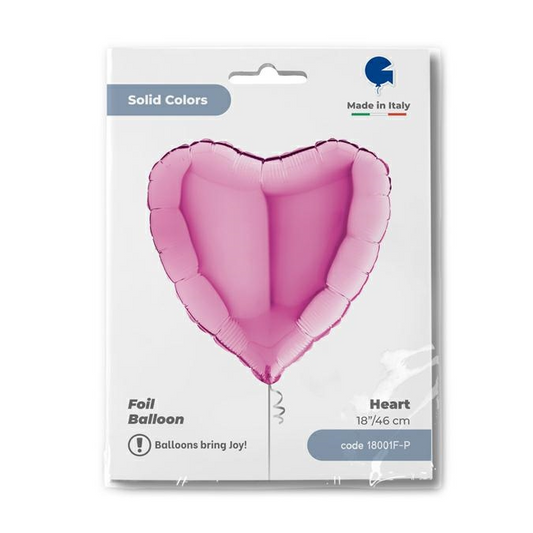 GLOBO HEART 18PG FUXIA