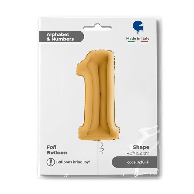 GLOBO NUMBER 1 GOLD 40PG