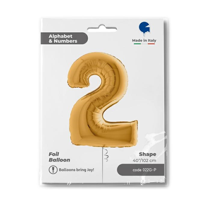 GLOBO NUMBER 2 GOLD 40PG