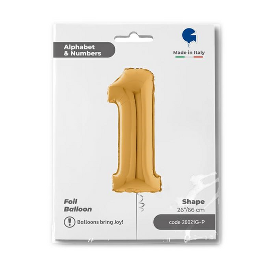 GLOBO NUMBER 1 GOLD 26PG