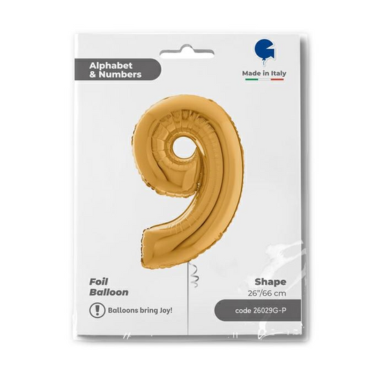 GLOBO NUMBER 9 GOLD 26PG