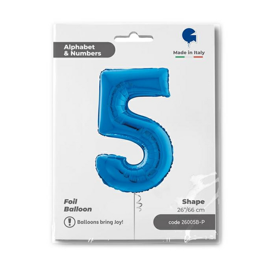 GLOBO NUMBER 5 BLUE 26PG