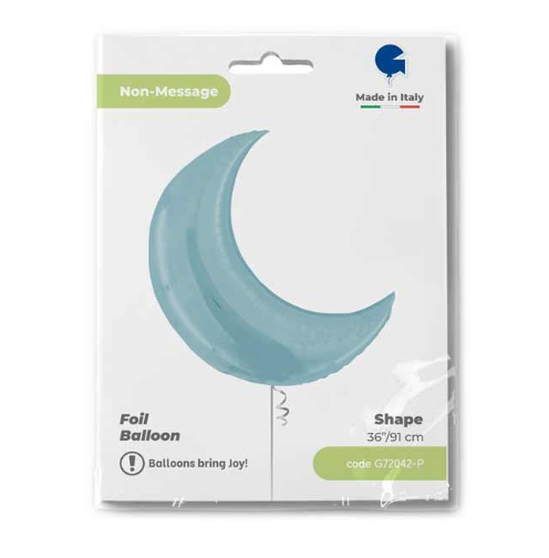 GLOBO LUNA AZUL CELESTE 36PG