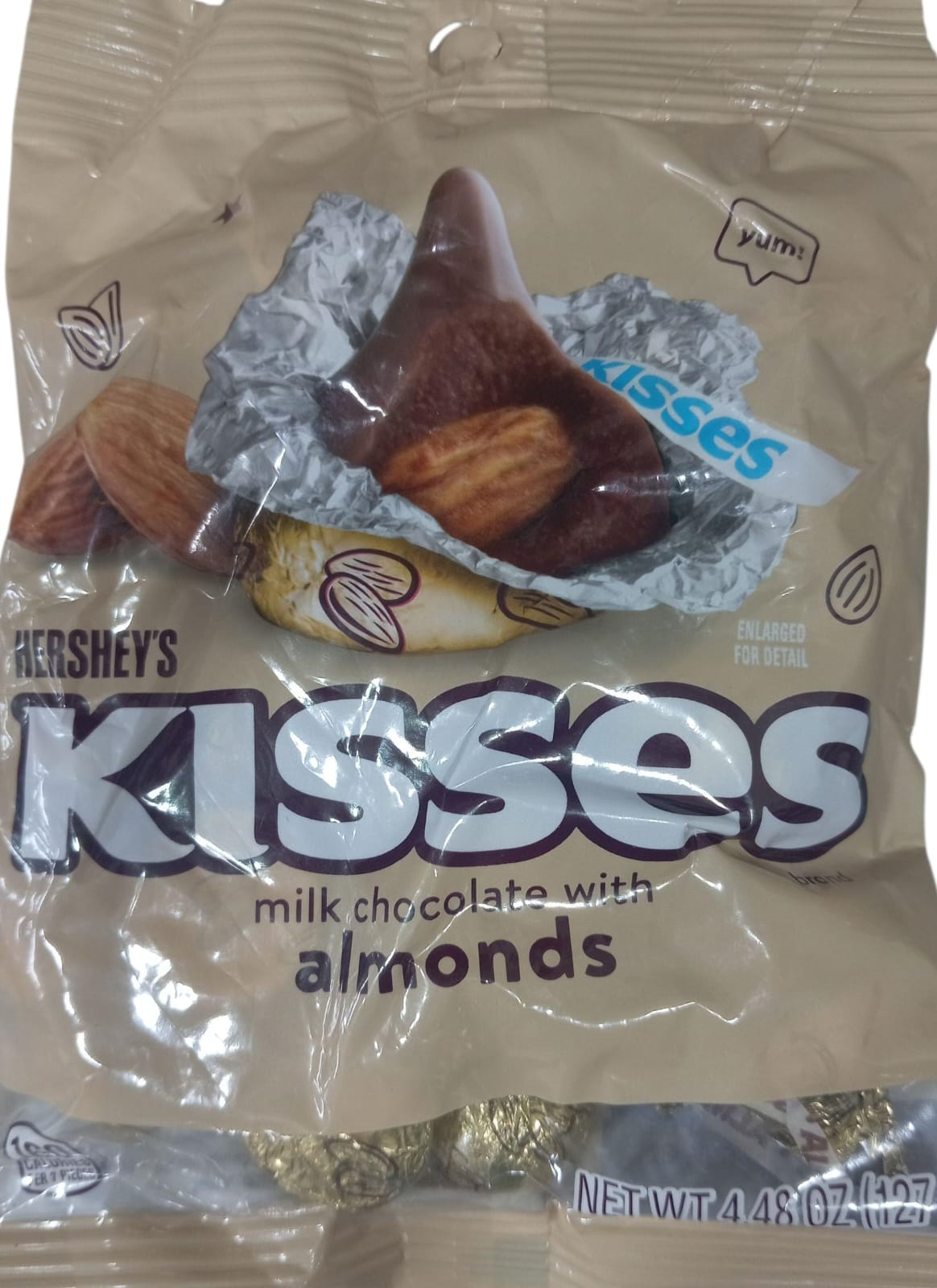 HERSHEYS KISSES W/ALMOND 4.48Z
