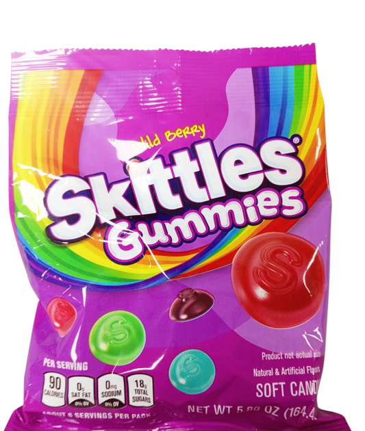 SKITTLES GUMMIES 5.8 OZ BERRY
