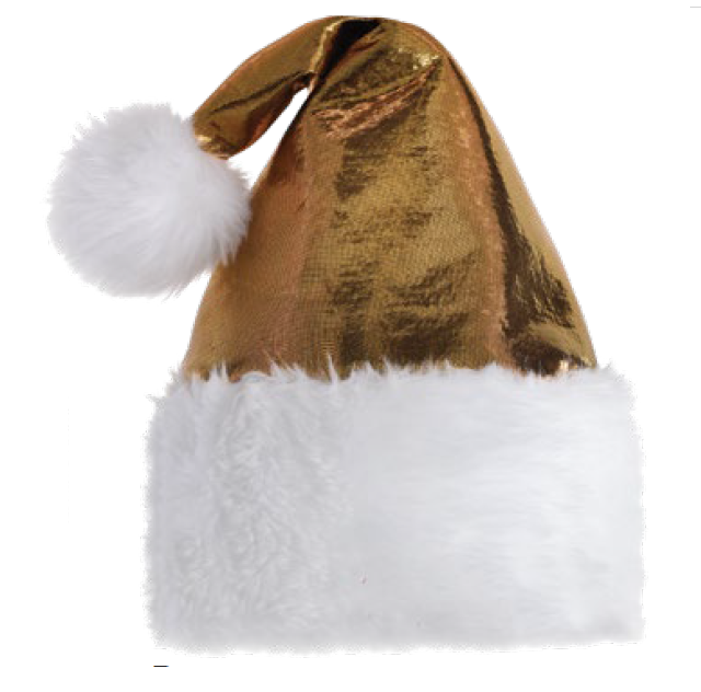 SOMBRERO SANTA DELUXE DORADO 1