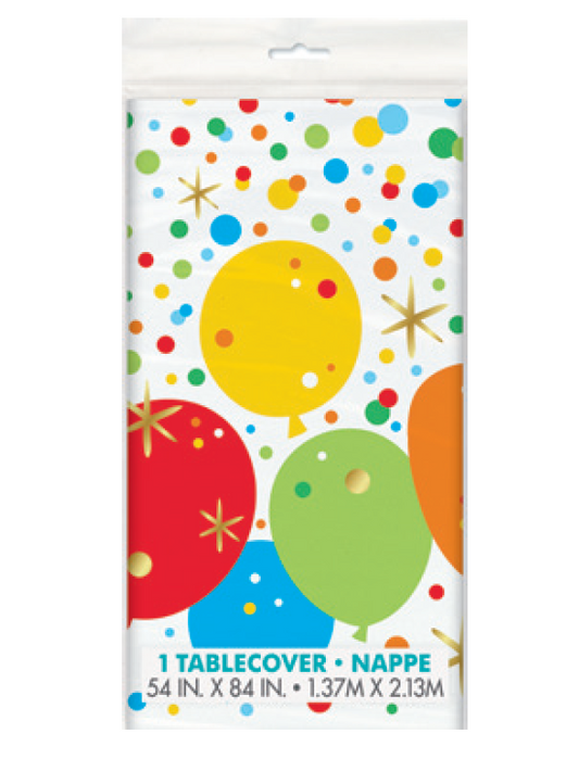 MANTEL HPBD BANDERA GLOBOS