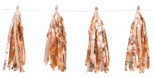 GUIRNALDA  FLECOS ROSE GOLD