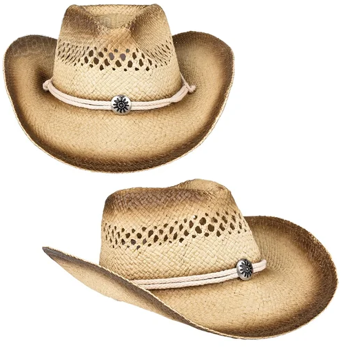 SOMBRERO COWBOY PAJA MANCHADO