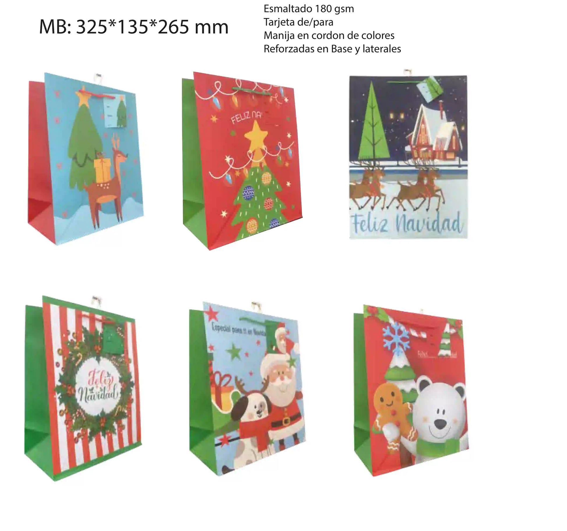 BOLSA NAVIDAD MBNU MEDIANA