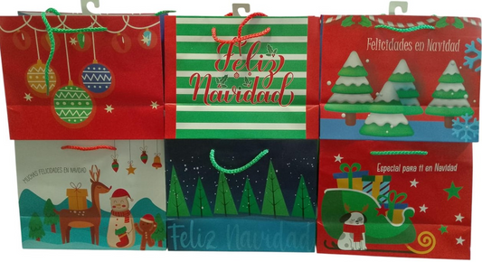 BOLSA NAVIDAD MANU PEQ HRZTL