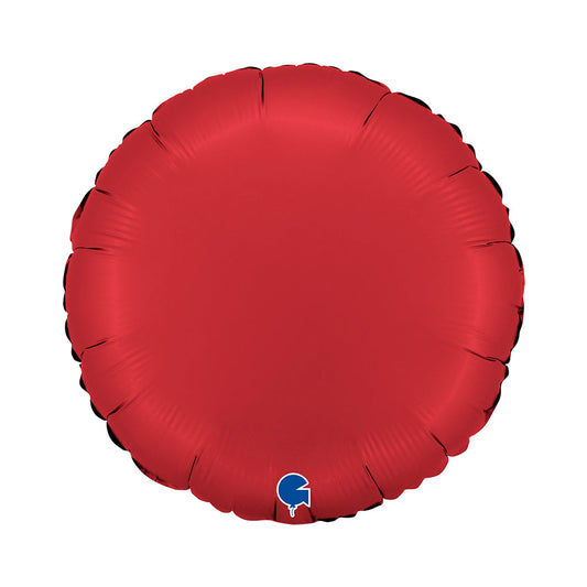 GLOBO REDONDO 18PG ROJO RUBI S