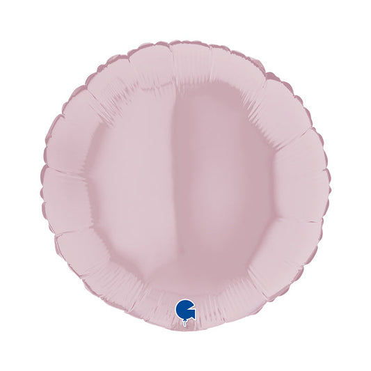 GLOBO REDONDO 18PG ROSA PASTEL