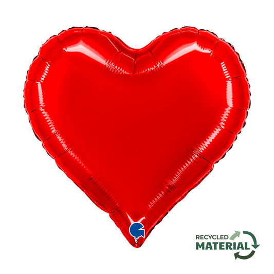 GLOBO 18PG CORAZON ROJO SWEETI