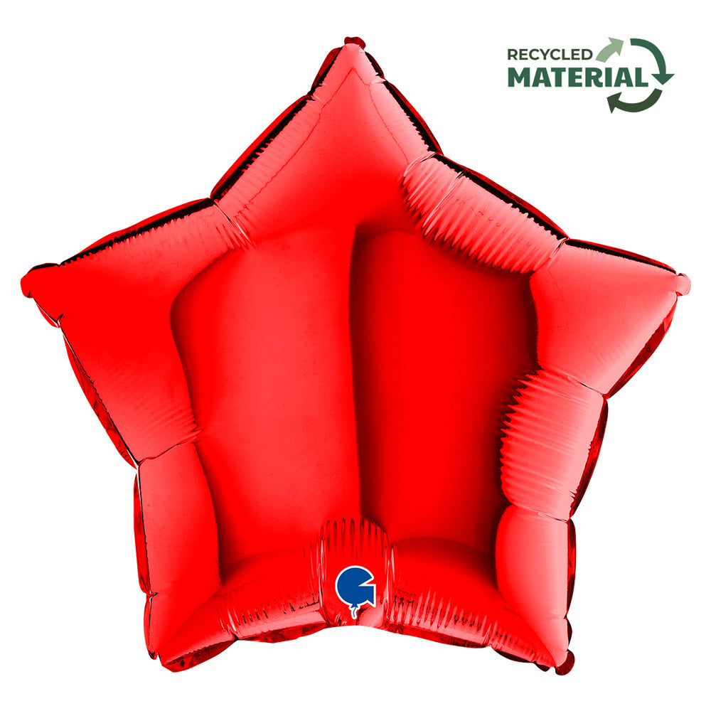GLOBO ESTRELLA 18PG ROJO