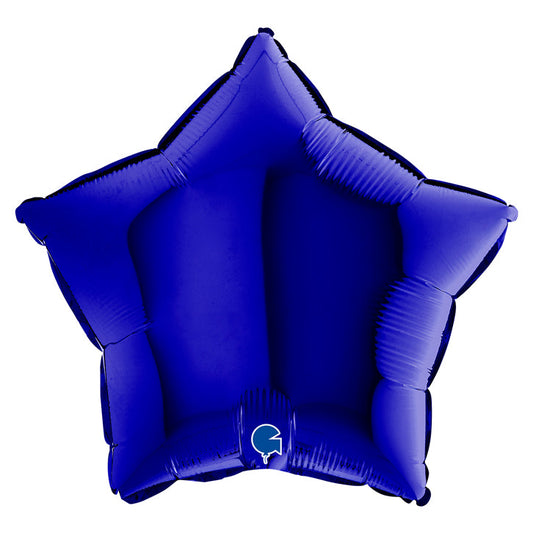 GLOBO ESTRELLA 18PG AZUL CAPRI