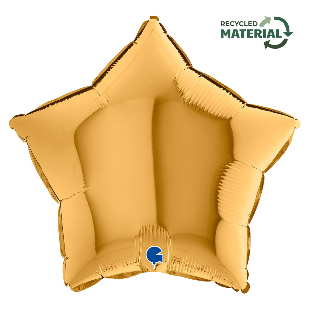 GLOBO ESTRELLA 18PG DORADO