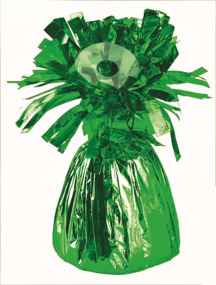 PESAS GLOBOS PEQ VERDE HOLO