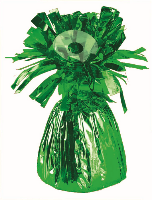 PESAS GLOBOS PEQ VERDE HOLO