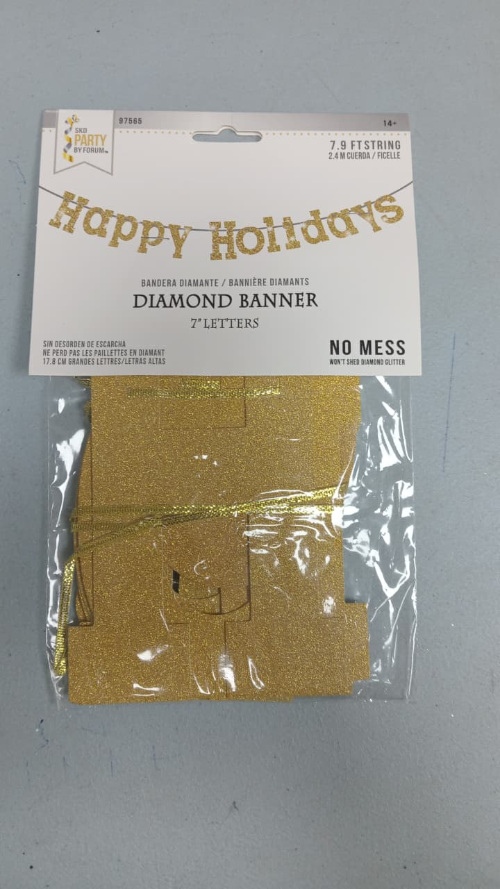 BANNER HAPPY HOLIDAY DORADO