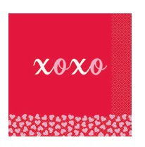 SERVILLETAS XOXO 16UDS LN