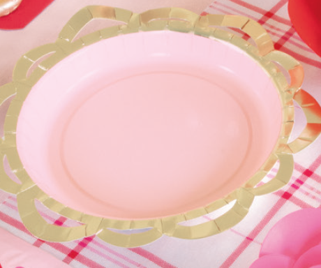 PLATO ROSA 8PG CORDON DORADO 8