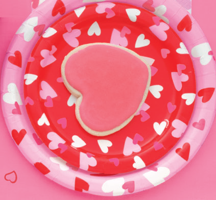 PLATO 7PG CORAZONES 8UDS