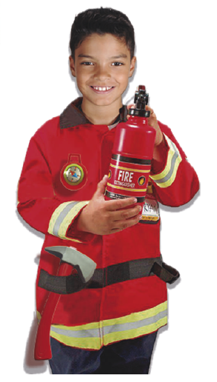 DISFRAZ DRESSUP BOMBERO INF4-7