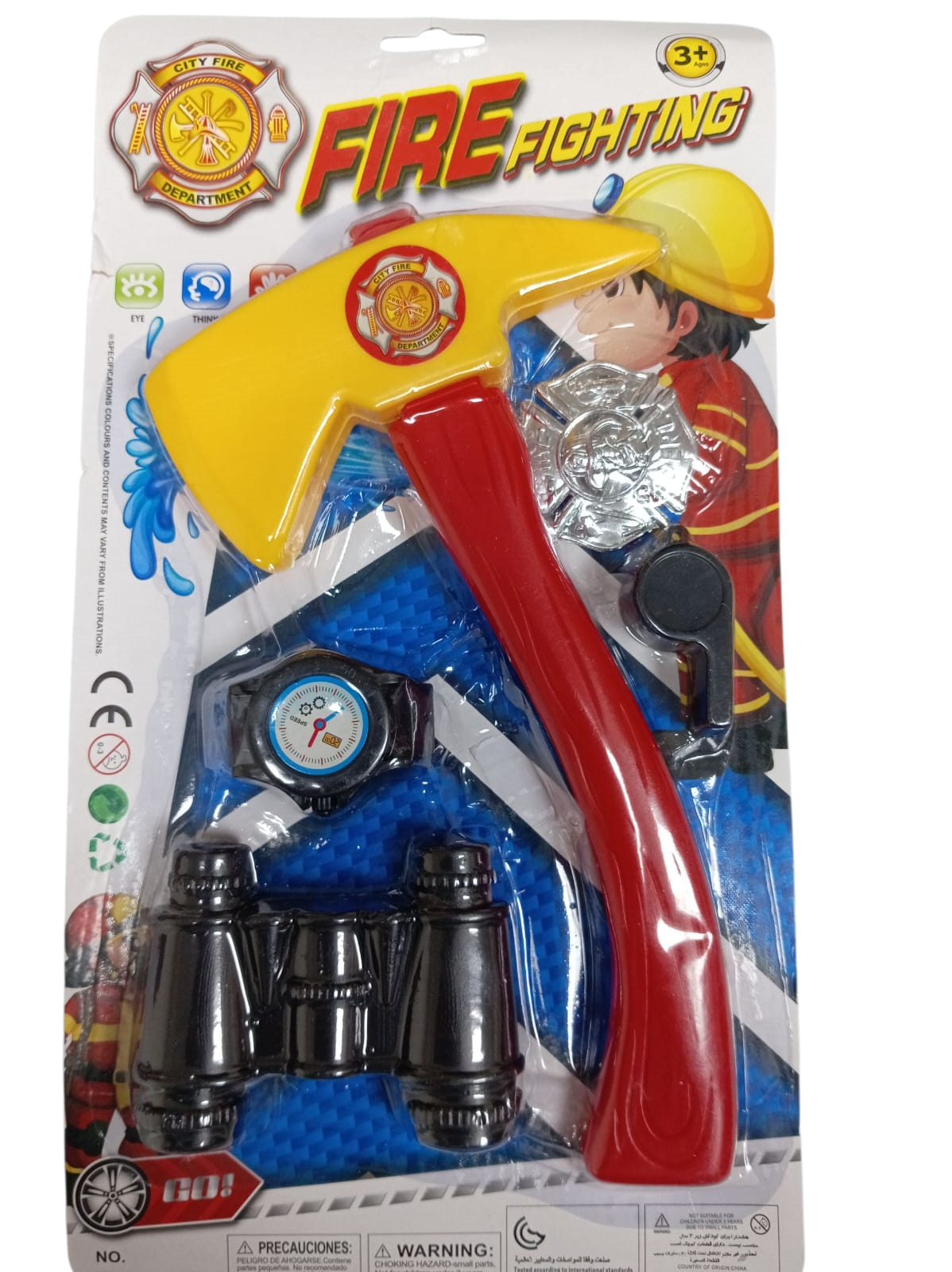 SET ACCESORIOS BOMBERO INF