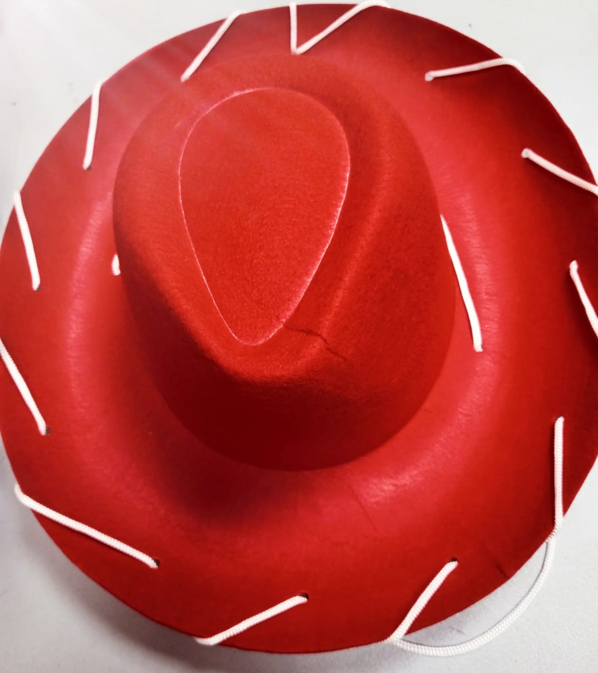SOMBRERO VAQUERO FOAM ROJO