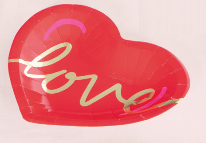 PLATOS FORMA CORAZON 7PG