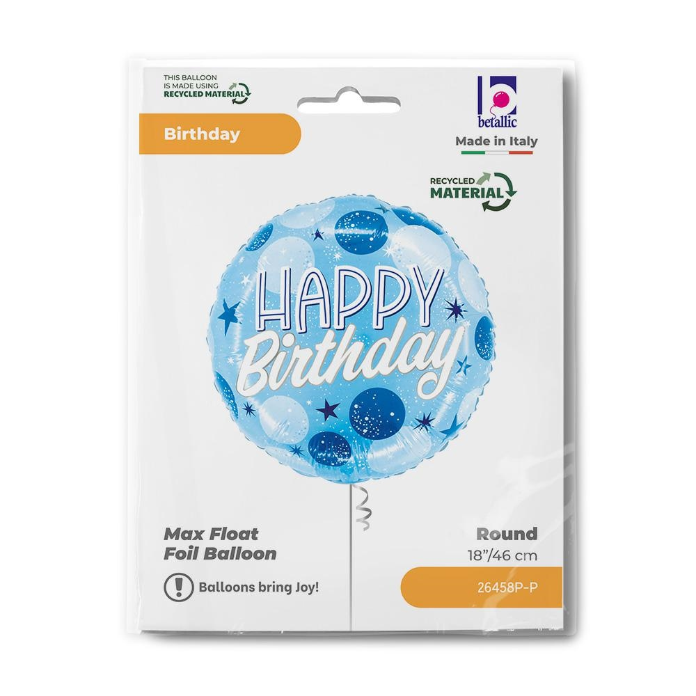 GLOBO R18PG BLUE BDAY SPARK