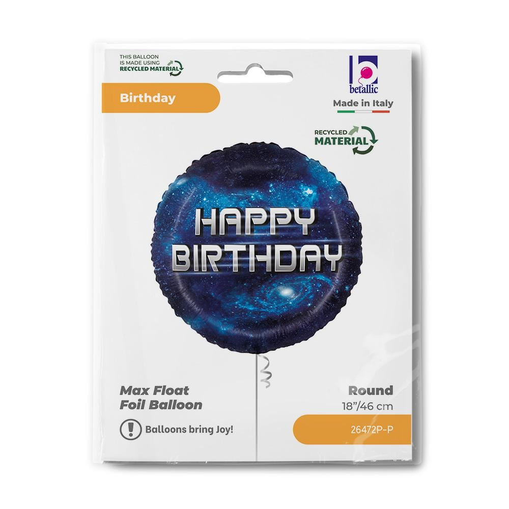 GLOBO R18PG BDAY GALAXY